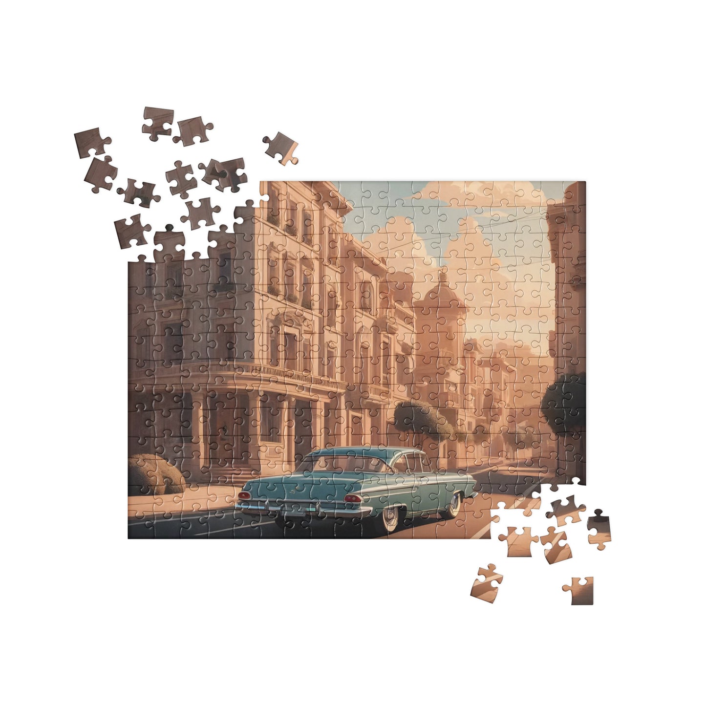 Classy Cartoon Car Puzzle