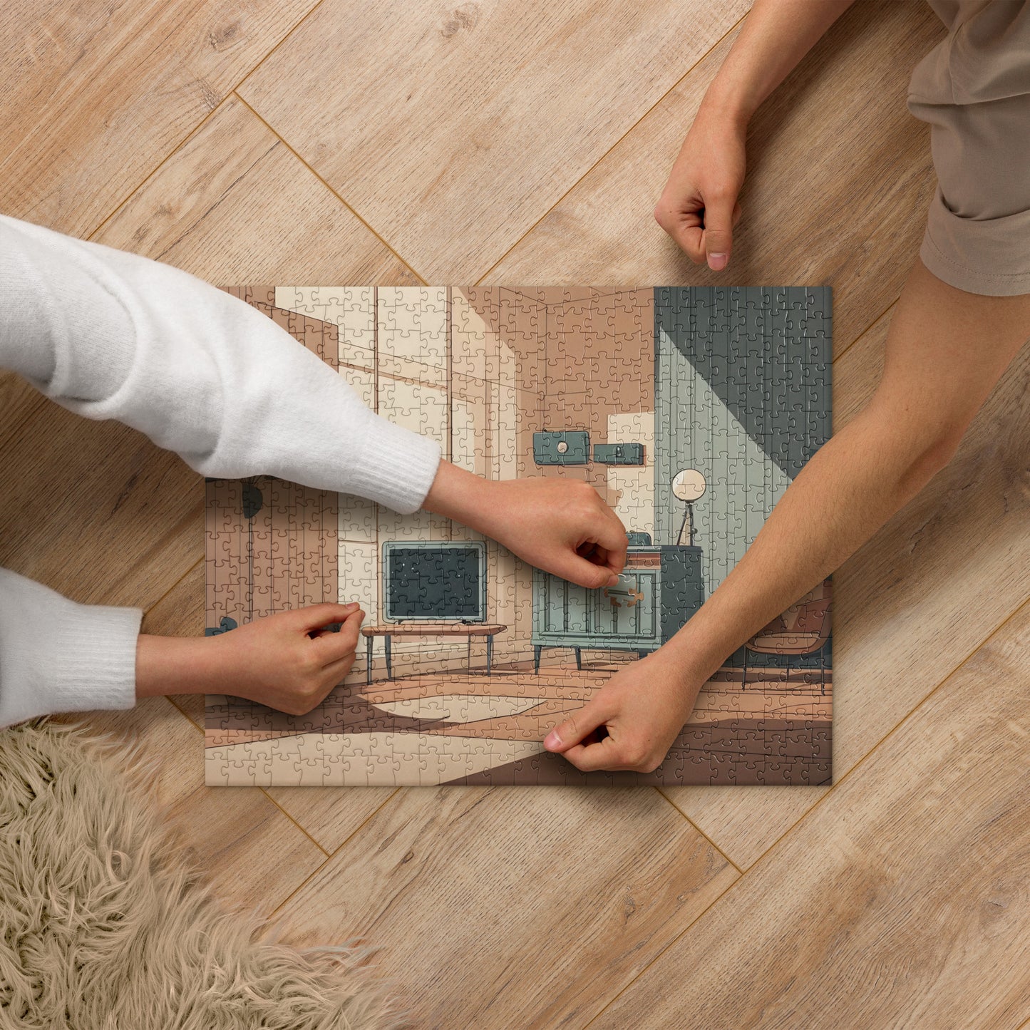 Cozy Cartoon Puzzle