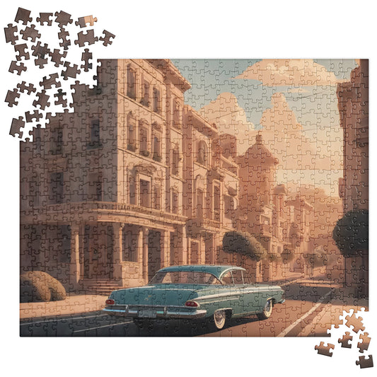 Classy Cartoon Car Puzzle