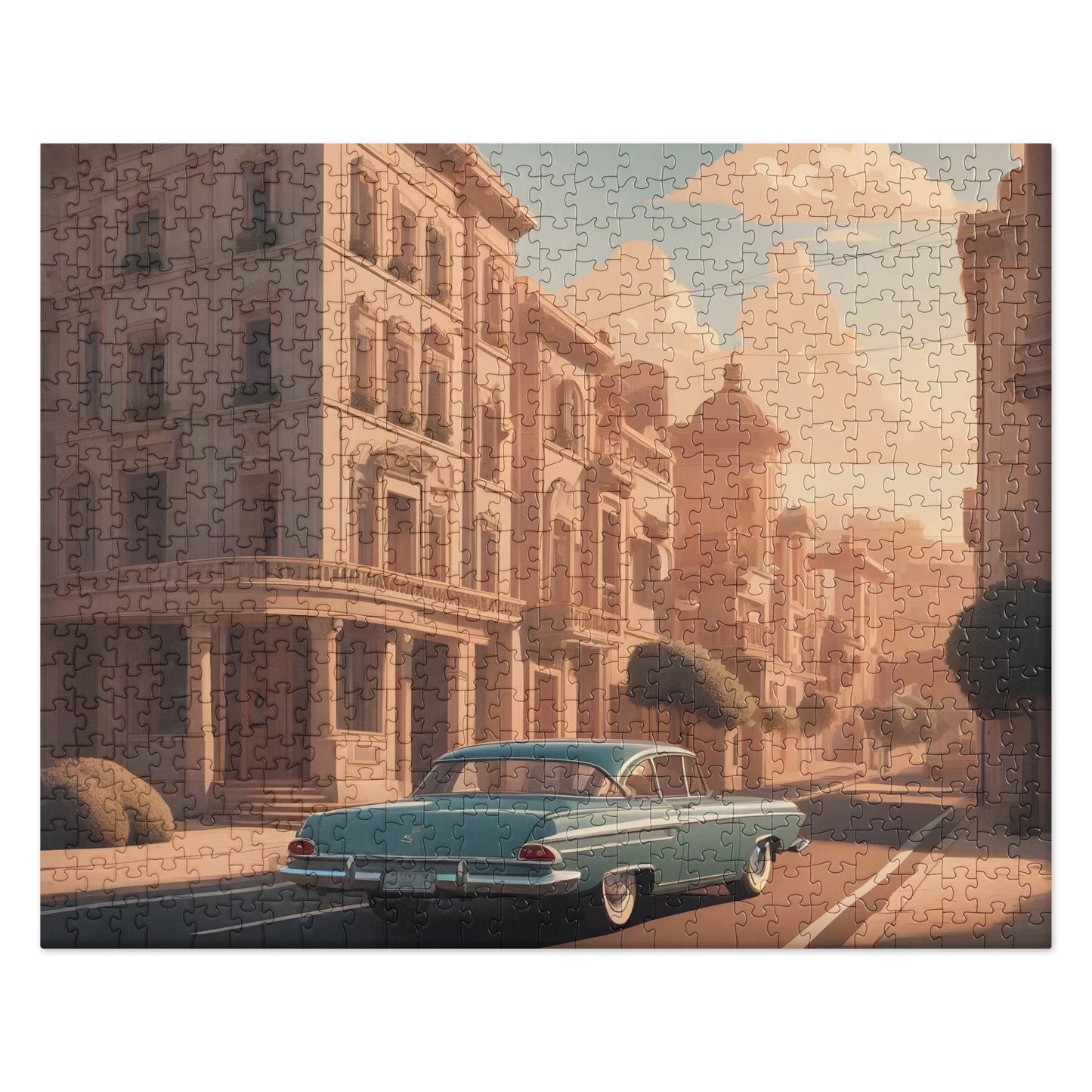 Classy Cartoon Car Puzzle