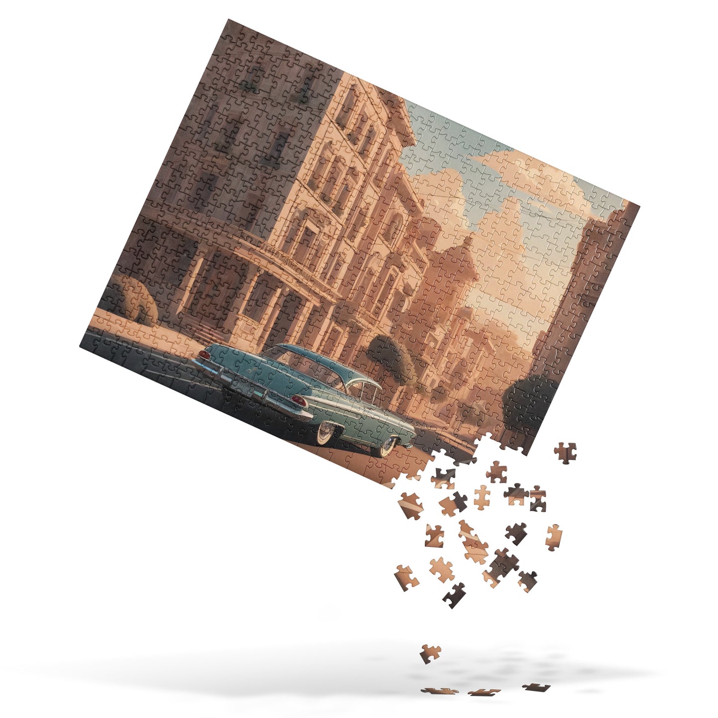 Classy Cartoon Car Puzzle